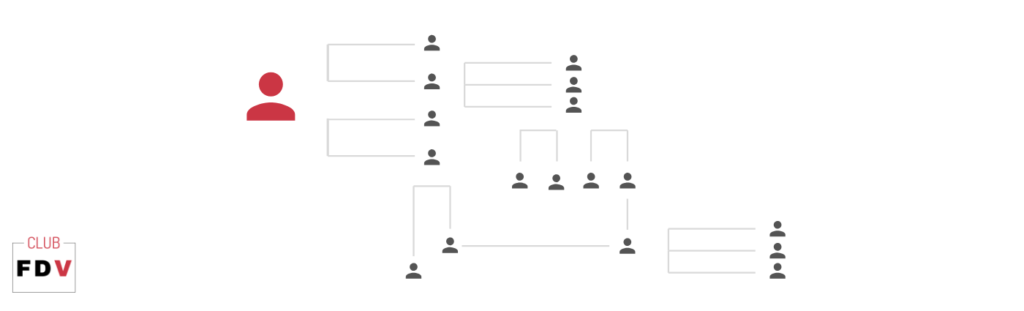 Organigrama comercial mixto